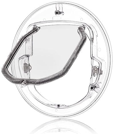 Way Cat Flap For Glass Doors 30×30×3 Cat Flap Door, 4 Way Locking Cat Doors,Small Pet Door For Cats, Small Dogs, Puppy And