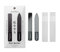 Sun&Beam Nails Glass Nail File Nano Nail Buffers Crystal Shine Polisher Professional Manicure Tools Kit with Box 2Pcs Set
