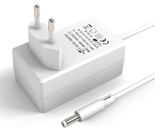 iNextStation DC 24V 2A 48W Tira de LED Fuente de alimentación, Transformador Adaptador de corriente Transformador AC 100-240V a DC 24V EU Plug para Tiras de LED