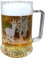 Bierglas | Bierkrug mit Gravur Reh im Wald | Jagdmotiv | für Jäger | Wildhüter