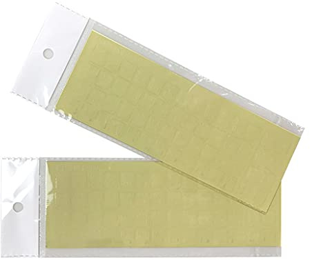 Arabische Tastatur-Aufkleber von Avejjbaey für Notebook, Desktop, Computer, Laptops, 2 Stück, arabische transparente Tastatur-Aufkleber