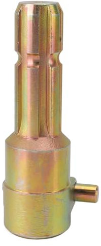 Natudeco Prolunga PTO 1 3/8 Pollici 6 scanalature Femmina 1 3/8 Pollici 6 scanalature Maschio Adattatore prolunga Presa di Forza per Trattore per Dispositivo Meccanico Industriale