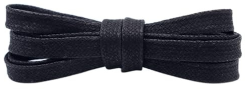 BupiMufi Cordones planos de algodón encerado para zapatos de piel y Steifel 100-140 cm