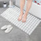 Tapis Baignoire Antidérapant 90x40cm, Tapis de Douche avec Ventouses Puissantes, Tapis Salle Bain Anti-Moisissures Sûr Lavable Machine, Tapis Séchage Rapide Caillebotis sans BPA pour Intérieure Gris