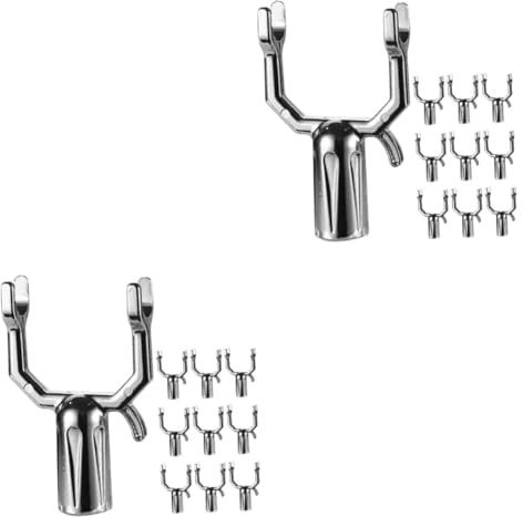 Supvox 2 Sätze Stützstange Planzständer Obstbaumstütze Obstbaumzubehör Aststütze Für Den Garten Fruchtbaumstütze Baumstützgabelkopf Baumstütze Pflanzen Schmiedeeisen Silver 10 Stück * 2