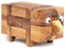 Logica Spiele Art. 3D Ferkelchen - 3D Denkspiel aus Edlem Holz - Schwierigkeit 3/6 Schwierig - Knobelspiel - Geduldspiel - Leonardo da Vinci Kollektion