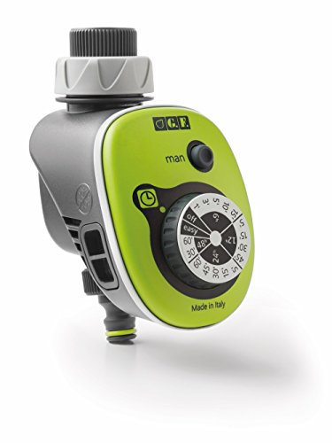 G.F. GF80286016 Programmatore Elettronico di Irrigazione GF16 Easy, Lime, 8 x 10.5 x 16 cm