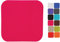MSV Premium Duschmatte Badematte Badewannenmatte Badewanneneinlage antibakteriell rutschfest mit Saugnäpfen-Pink-duftet nach Rosen-ca. 54 x 54 cm-waschbar bei 60° Grad, Gummi, Large