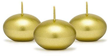 Partydeco Bougies flottantes Doré