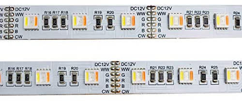LIGHTEU RGB CCT, RGB + warm white and rgb cold white 5 in 1 LED Strip IP20, 12V, 5 meter, 60 LED/m