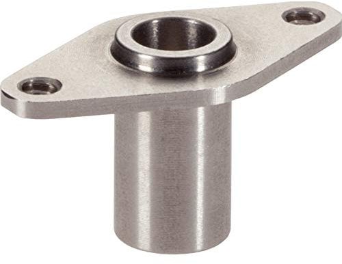 HALDER 22400.0306, Kugelsperrbolzen und Steckbolzen/mit ovalem Flansch Aufnahmebuchse, rostfreier Stahl, d1=6 mm / d2=8 mm