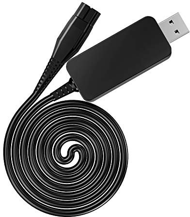 Hincore Chargeur de Rasoir USB 8V pour Chargeur de Lame Philips à Une Lame QP2530 QP2630, Remplacement de QP2530 / 30 QP2630 / 30 Chargeur de Rasoir Philips Oneblade Razor