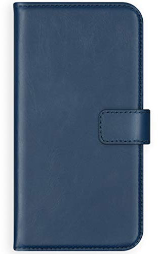 SELENCIA Klapphülle aus Echtleder - Geeignet für iPhone 11 Pro - Blau