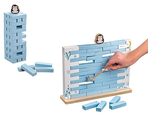 Philos 3284 - Eispicker, Wackelturm, Stapelspiel, 2 in 1