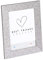 walther design Bilderrahmen silber 13 x 18 cm glitzernde Oberfläche, Twinkle Portraitrahmen IT318S