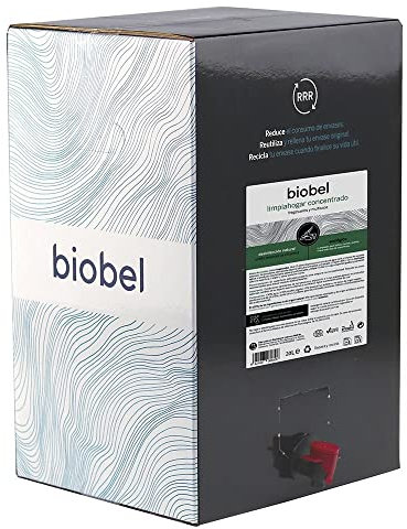 Biobel - Limpiahogar Concentrado - 100% Natural - Friegasuelos y Multiusos Desengrasante - Elaborado con Aceite Esencial de Citronela - Apto para Todo Tipo de Superficies - 20 L
