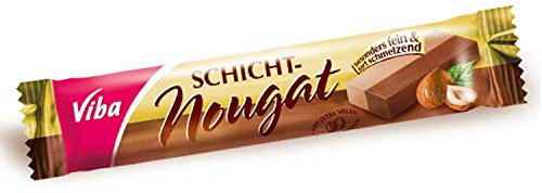 5x Viba Schicht Nougat Stange (0,2 kg)