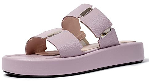 L37 HANDMADE SHOES Let's Stay Together, Sandalo Donna, Lilla, 39 EU