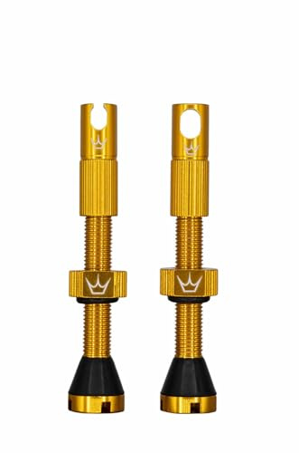 Peaty's MK2 Chris King Tubeless Valves 80mm Gold