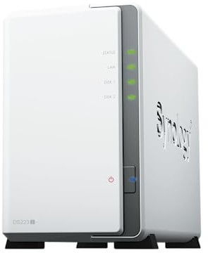 Synology DiskStation DS223J Unità di archiviazione di rete (bianco)