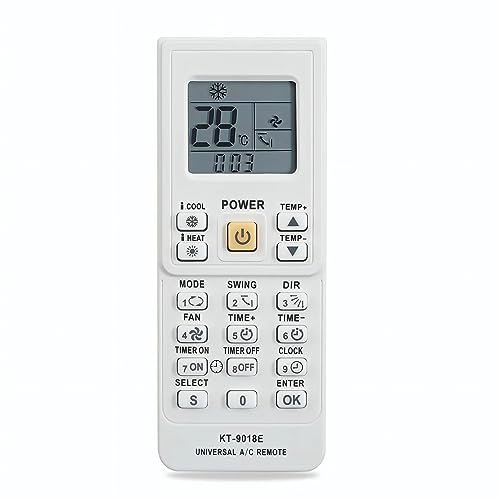 Airwell-Telecomando di ricambio per condizionatori Airwell RC16A,Telecomando universale di ricambio per condizionatori Airwell - Pompa di Calore - Inverter