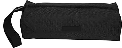 Small Tool Pouch Bag 1680D Oxford Fabric Electrician Toolkit Portable Storage Pouch with Hand Strap for Screwdrivers and Pliers (Black)
