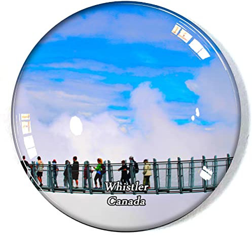 Whistler Canada Kühlschrankmagnet Kühlschrank Gefrierschrank Magnet Souvenir Dekoration Magnet Aufkleber Glas Basteln