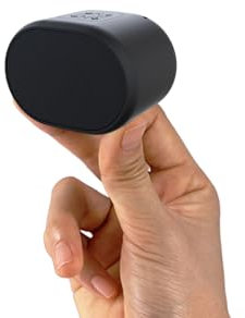 Eageroo Mini altavoz Bluetooth pequeño caja de música portátil TF tarjeta TF / 3,5 mm AUX, USB, negro