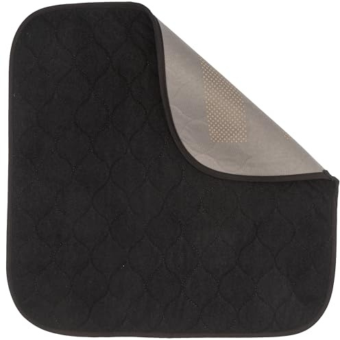 Sensalou Inkontinenz Stuhlunterlage Sitzunterlage wasserdicht waschbar 45x45 cm Anthrazit