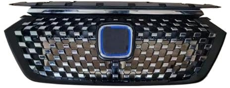 Auto Grille Kompatibel for Honda HRV 2022 ABS Grille Auto Außen Zubehör Auto Stoßstange Grille Spezielle Teile for Auto Modifikation (Color : B no Camera hole)