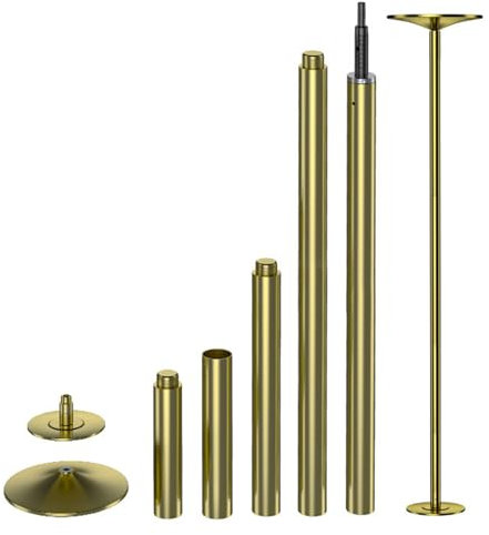 XNYXLPP Pole Dance Stange für Zuhause, Robustes tragbares Tanzstangen-Set, für Heimfitness, Training, Bar, Fitnessstudio, Party