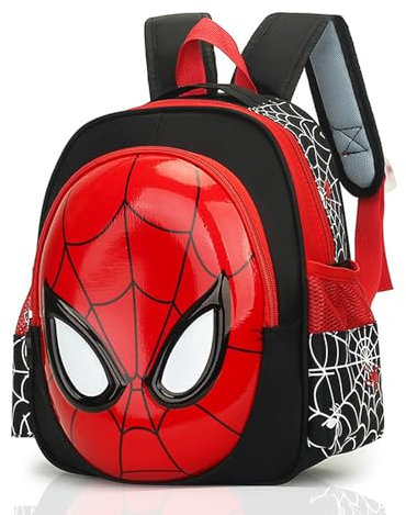 Gsnoniwi Kindergartenrucksack Mädchen Jungen Schulrucksack, 3D Gedruckter Cartoon Einstellbare Wasserdichte Schulrucksack, Kindergartenrucksack für Kinder Schule Reisetasche Kindergarten