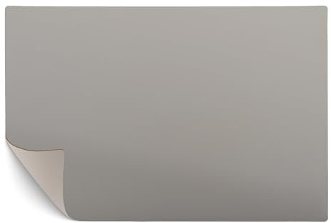 murando - Vinyl Teppich XL 210x140 cm - Groß PVC Küchenteppich für Wohnzimmer Schlafzimmer Outdoor Läufer Küche Vinylteppich Dünn rutschfest Balkonteppich Design Grau Helle Farbe f-A-10168-bi-a