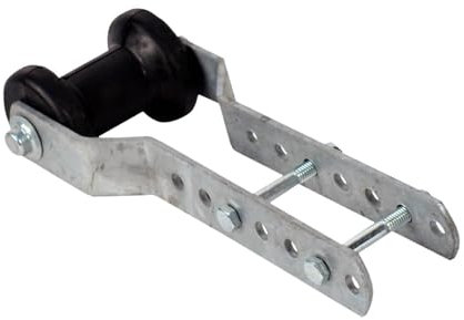 F Fityle Ensemble de Support de Rouleau de quille réglable pour remorque, Support de Bateau Robuste, matériel de Protection de Transport de qualité supérieure, 4 Pouces