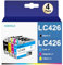 KEENKLE LC426 Patronen Kompatibel für Druckerpatronen Brother LC426 LC426XL LC-426XL LC-426XLVAL LC426XLVAL Multipack für Brother MFC-J4340DW MFC-J4540DW MFC-J4540DWXL (4er-Pack)