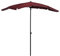 ZEYUAN Parasol de Jardin avec mât 200x130 cm Rouge Bordeaux,Parasol De Jardin Exterieur,Protection UV,Parasol,