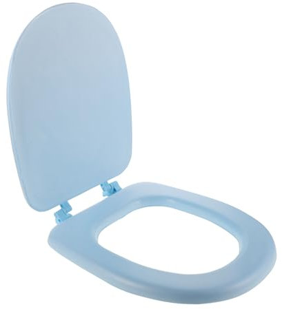Hoement Abattant Wc Mousse Souple Siège Toilette Standard Résistant Et Facile à Installer Accessoire Salle De Bain Couleur Bleu