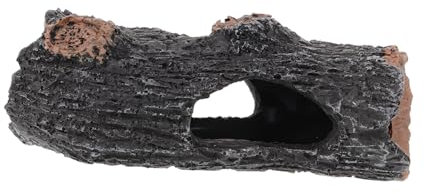 Hohopeti Cachette Arbre pour Aquarium Décoration Réaliste Grotte Cachette pour Poissons Et Crevettes Terrarium Vivid Shrimp Cave Abri Naturel pour Reptiles Et Aquatiques