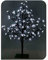 Zarivy Albero 3D Sakura con tronco dritto da 60 cm, dotato di 120 LED a luce bianca fredda, ideale per decorare il tuo spazio. Impermeabile IP44, perfetto per interni ed esterni.