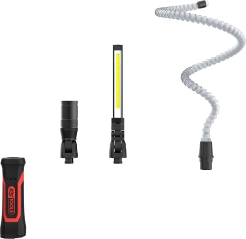 KS Tools 150.4600 eQi UltimateBEAM 3in1 Quick-Lock Arbeitsleuchten-Set, 4-tlg