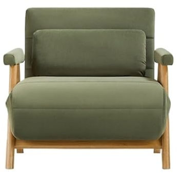 Hhaoran-9868 Schlafsofa, Couchbett Umwandelbares Schlafsofa, multifunktionales Schlafsofa, verstellbares Schlafsofa for Wohnung, Wohnheim Twin-Tagesbett(Green)