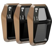 PolarPro - DJI Air 3S - Vivid Collection - Set of Drone Filters - Includes ND8, ND32 & ND128 Filters + Polarizer