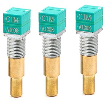 3-teiliges Potentiometer Mit Gleichmäßiger Drehung Für Auto Und Navigation Einfache Installation Zuverlässige Steuerung Potentiometer Mit Zwei Achsen