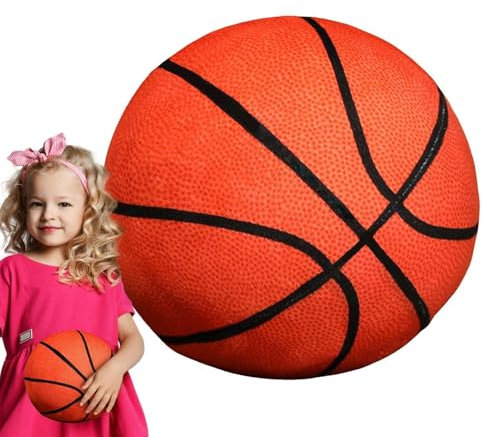 Basketballkissen für, Plüsch-Basketballspielzeug, Realistisches Stofftier Plüschtier, Dekokissen, kreatives, Flexibles Spielzeug für Sofa, Bett, Couch, Auto, und Mädchen