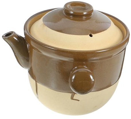 GLEAVI 1Pièce Casserole Traditionnelle pour Médecine Chinoise Pot Bec Verseur Évent pour Soupe Noodles Aux