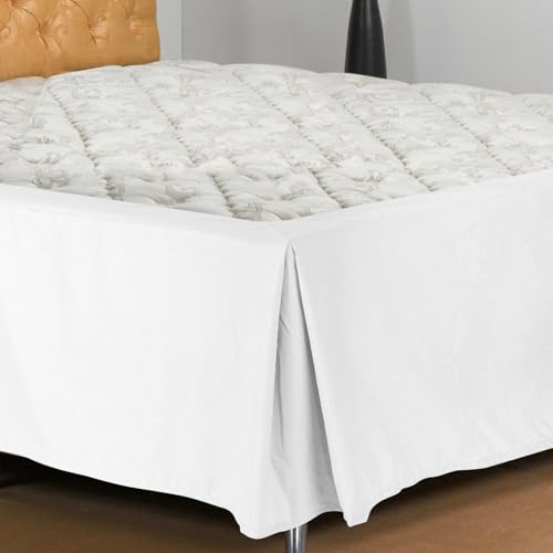 XLSBZ Tour de lit 140 x 200 cm - En coton doux - Blanc