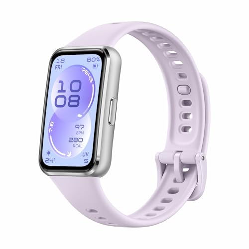 HUAWEI Band 11 Smartwatch, Fitness Tracker, Legierungsgehäuse, Violett | 1,62 AMOLED, 1500 Nits, Herzfrequenz- & Schlaftracking, SpO2, Bis zu 14 Tage Akku, Bluetooth, für iOS & Android