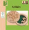 Natural Games Solitaire ,5 Jahre to 99 Jahre, Holz 12 cm