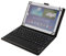 SCIMIN - Custodia universale in pelle per tablet da 10, tastiera per Asus Zenpad Z10 ZT500KL, custodia in pelle sintetica con tastiera Bluetooth (mouse TOUCHPAD) per Asus Zenpad Z10 ZT500KL
