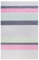 Esprit Home I Moderner Kurzflor Kelim Teppich aus Wolle - Läufer für Wohnzimmer, Flur, Schlafzimmer I Makon Kelim I Blau Pink I (160 x 230 cm)